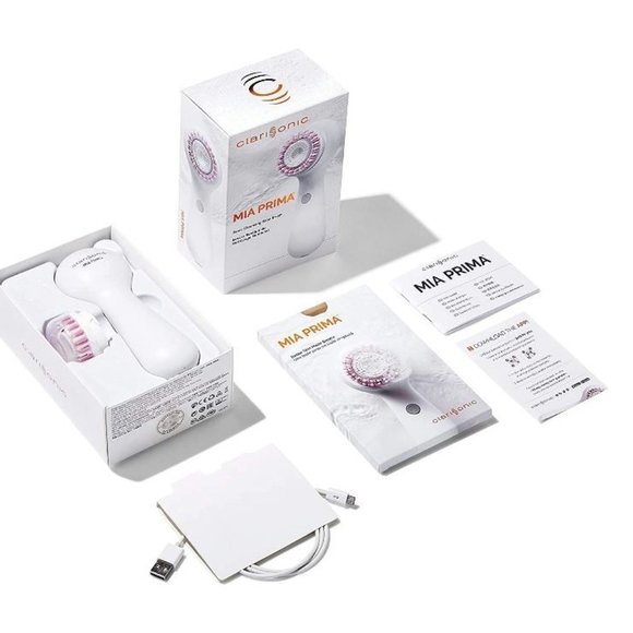 Clarisonic Mia Prima Sonic Facial Cleansing bundle - WHITE (W/ 5 Brushe Heads) - Picture 11 of 14